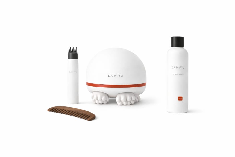 The Dome: Kamiyu Dome with comb, applicator and one bottle of Tea Tree Scalp Wash