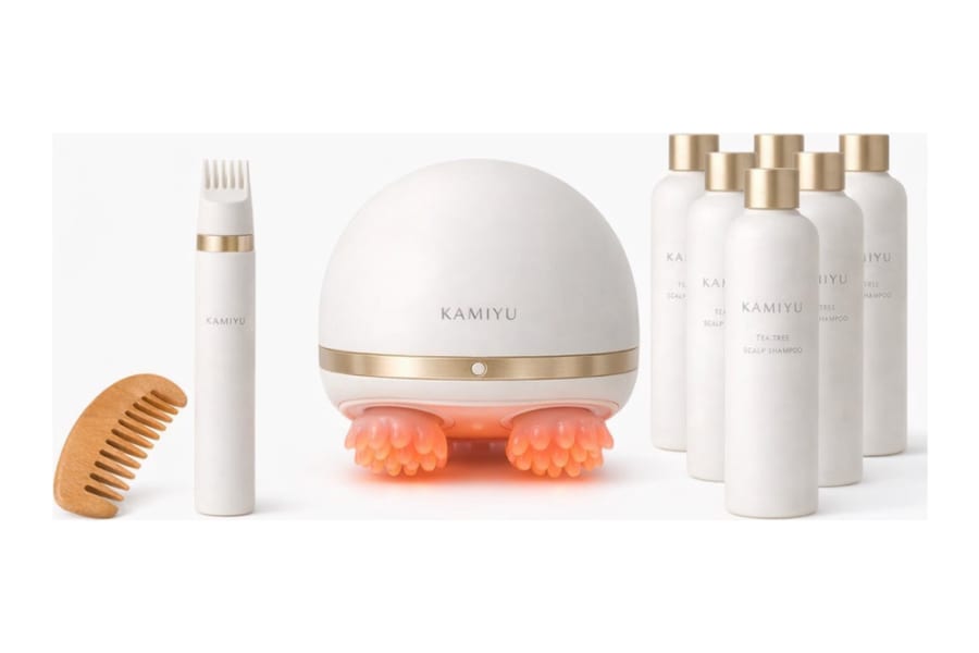 The 6-Month Reset: Kamiyu Dome, full kit and six bottles of Tea Tree Scalp Wash