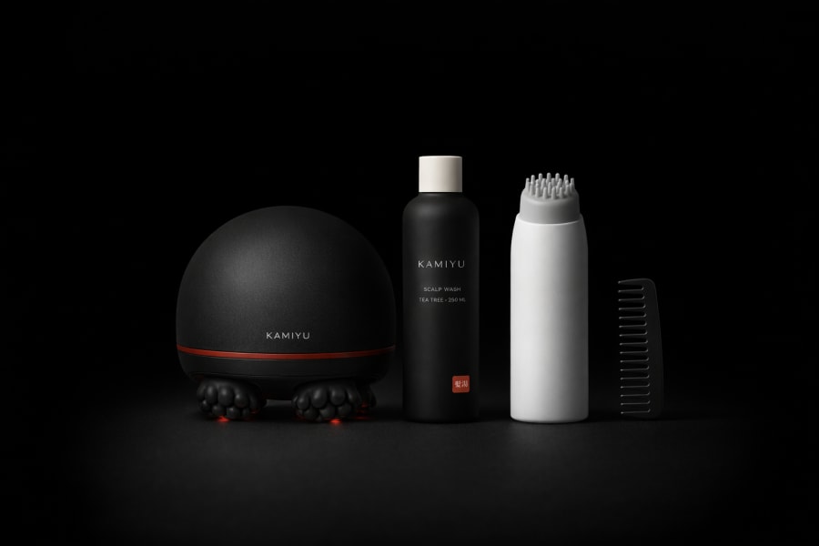 The Scalp Cleaner: Dome, Scalp Wash, applicator, comb