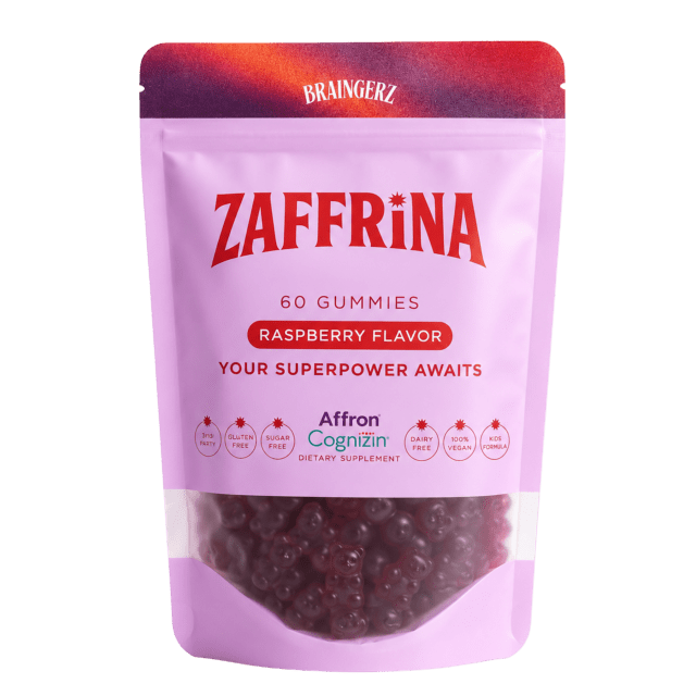 Zaffrina Kids Focus & Calm Gummies pouch