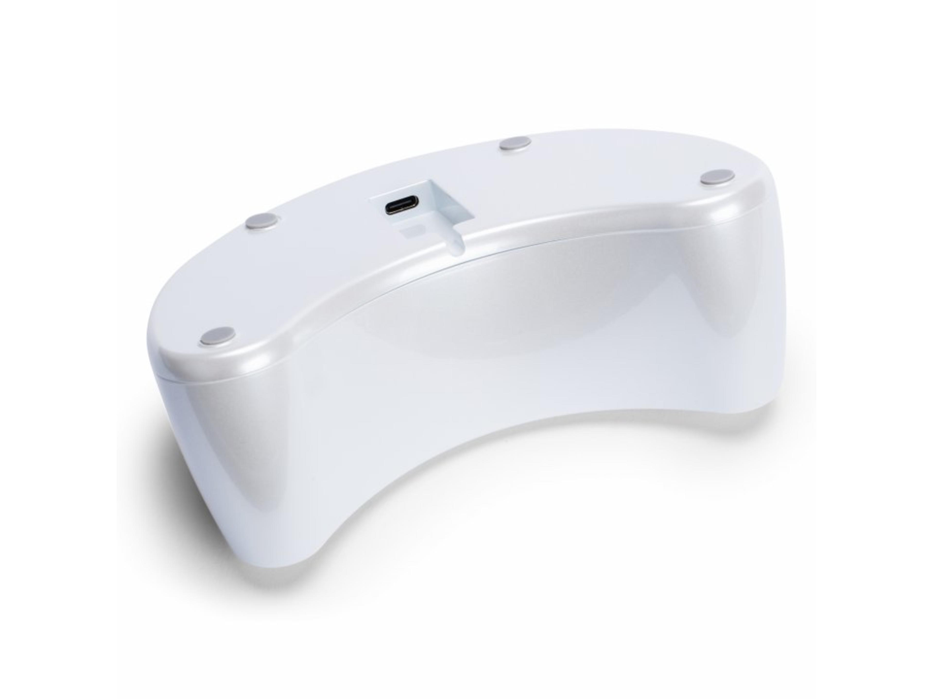 palsar7-led-face-and-neck-mask-with-charging-station-white-gold 5