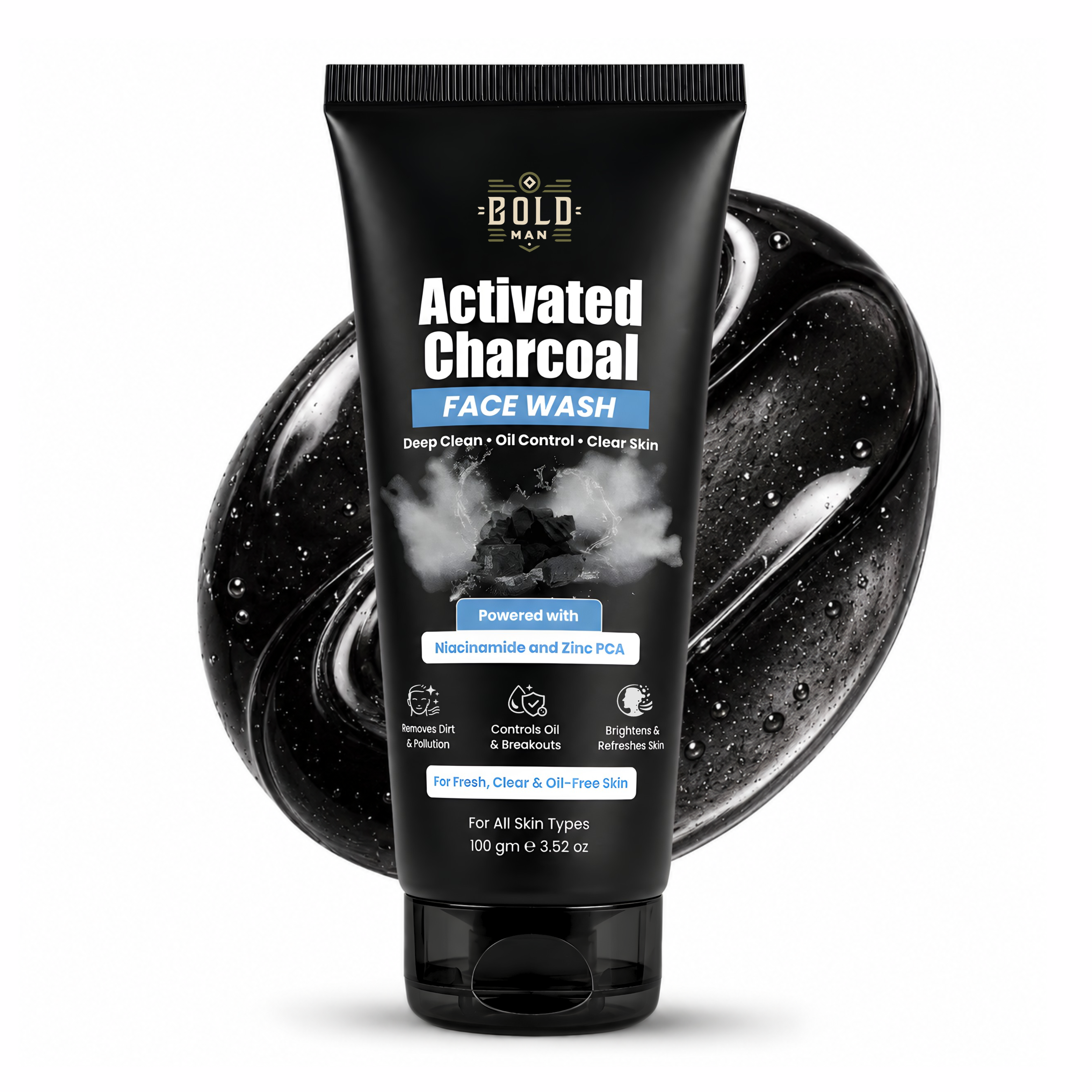 Boldman Charcoal Facewash