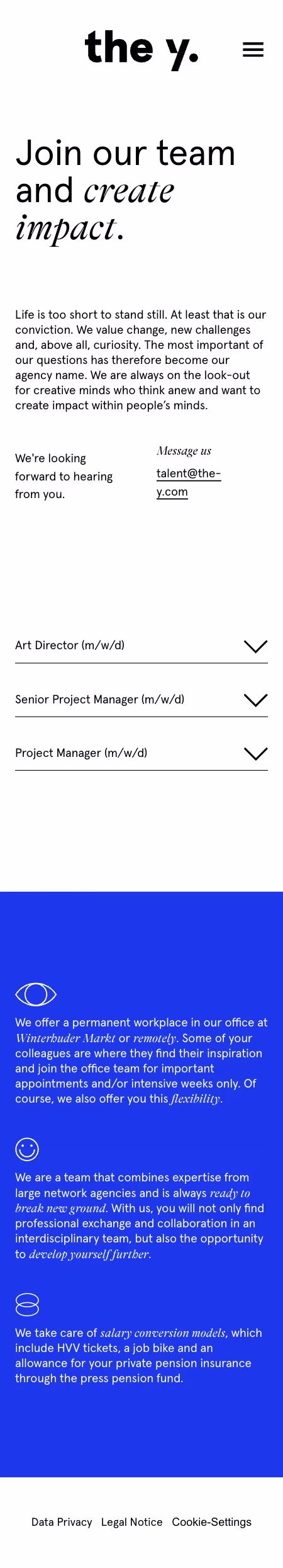 Join use page mobile