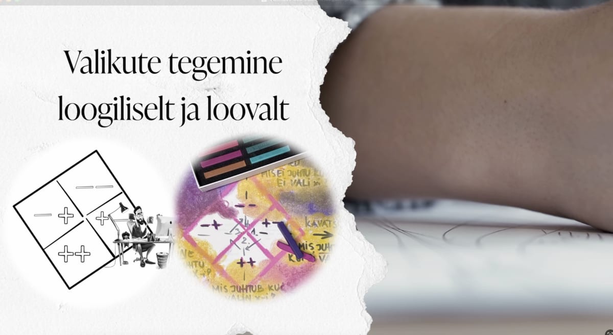 Koolitusvideo eelvaade: loogika ja loovuse tasakaalustamise harjutus otsustamise toetamiseks