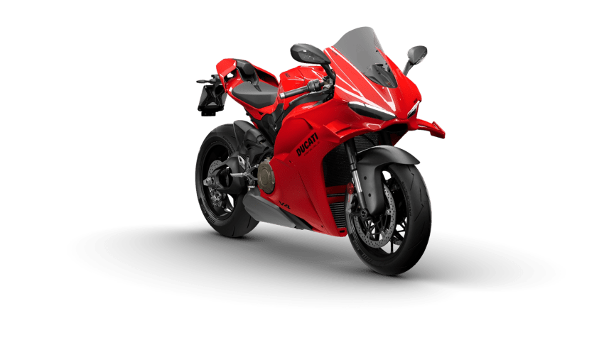 Ducati Panigale V4 MY27 stuudio eest-külgvaade