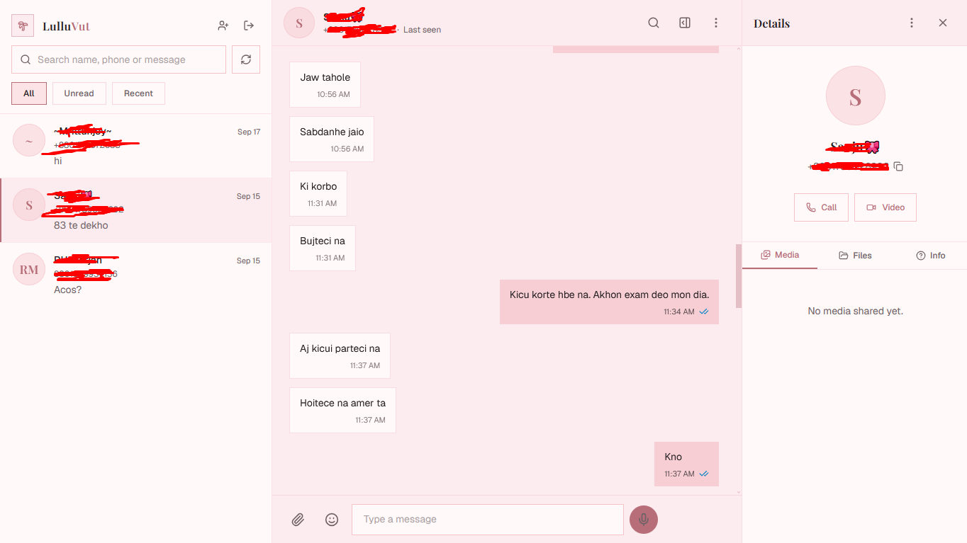 Lullu Vut Chat - message - 1