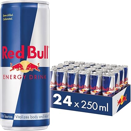 Red Bull Enerji İçeceği, 250 ml (24'lü Paket, 24 x 250 ml)