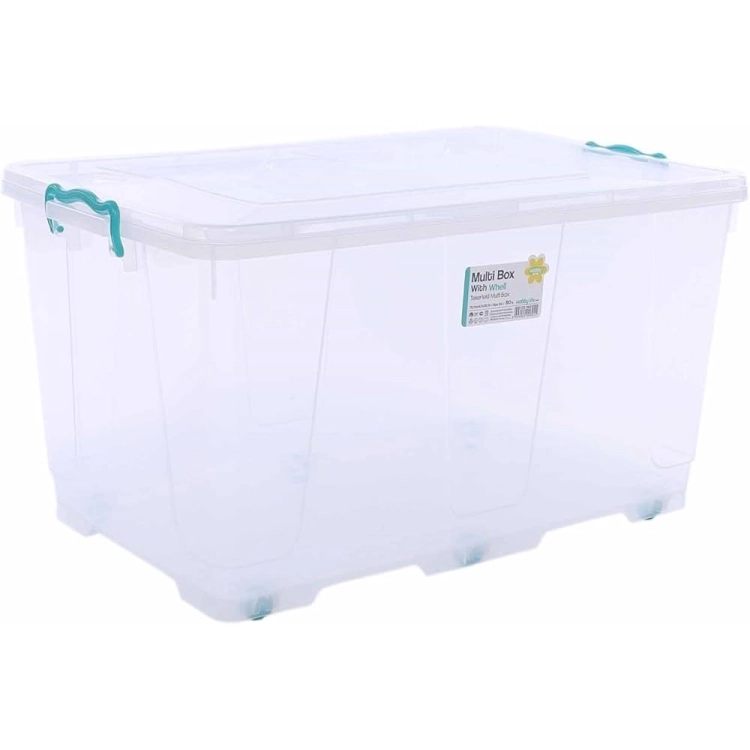 Hobby Life Plastik 80 lt Tekerlekli Multi Box Saklama Kabı