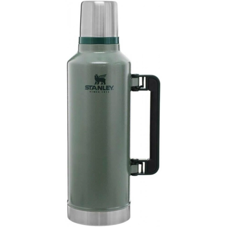 Stanley Classic Legendary Vakumlu Çelik Termos, Yeşil (Hammertone Green), 2.3 Litre