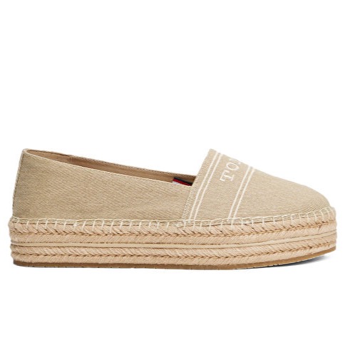 Tommy Hilfiger Bej Kadın Espadril