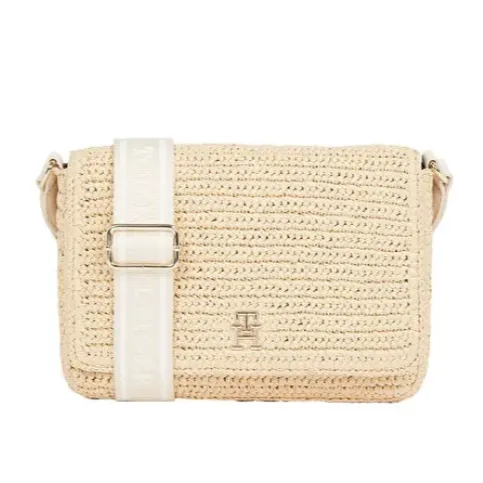 Tommy Hilfiger Ekru Kadın Çapraz Çanta