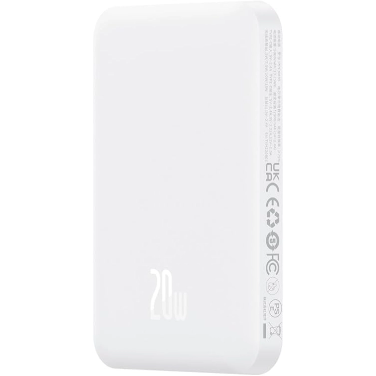 Baseus Magsafe Mini Wireless Powerbank 5.000 mAh 20W - Beyaz