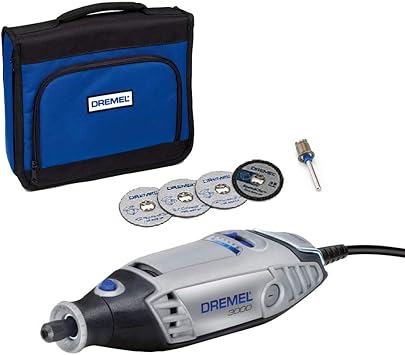 Dremel 3000 Amazon Özel Çok Amaçlı El Motoru, 130 W, 5 Aksesuarlı