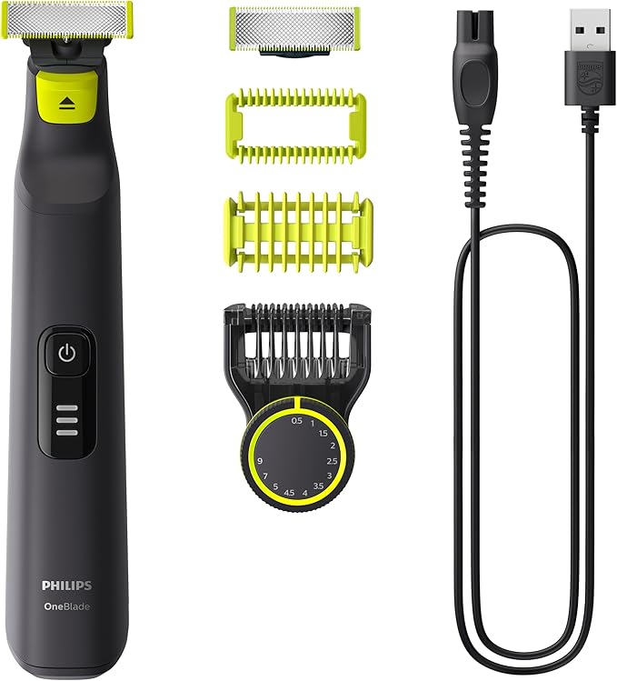 Philips OneBlade Pro Yüz ve Vücut için Hibrit Tıraş Makinesi, QP6542/10