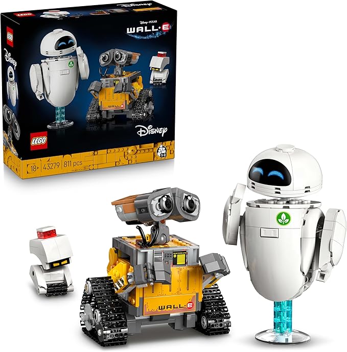 LEGO 43279 WALL-E ve EVE - Model Yapım Seti (811 Parça)