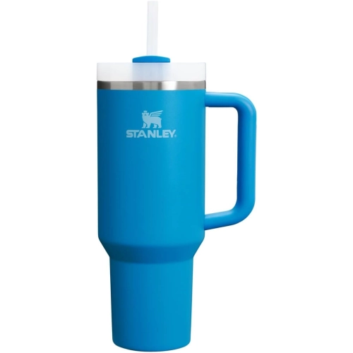 Stanley Quencher Pipetli Termos Bardak, 1.18 Litre, Mavi (Azure)