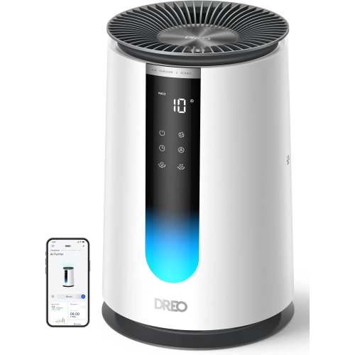 DREO Akıllı Hava Temizleyici 338S, HEPA ve PM2.5 Sensörlü