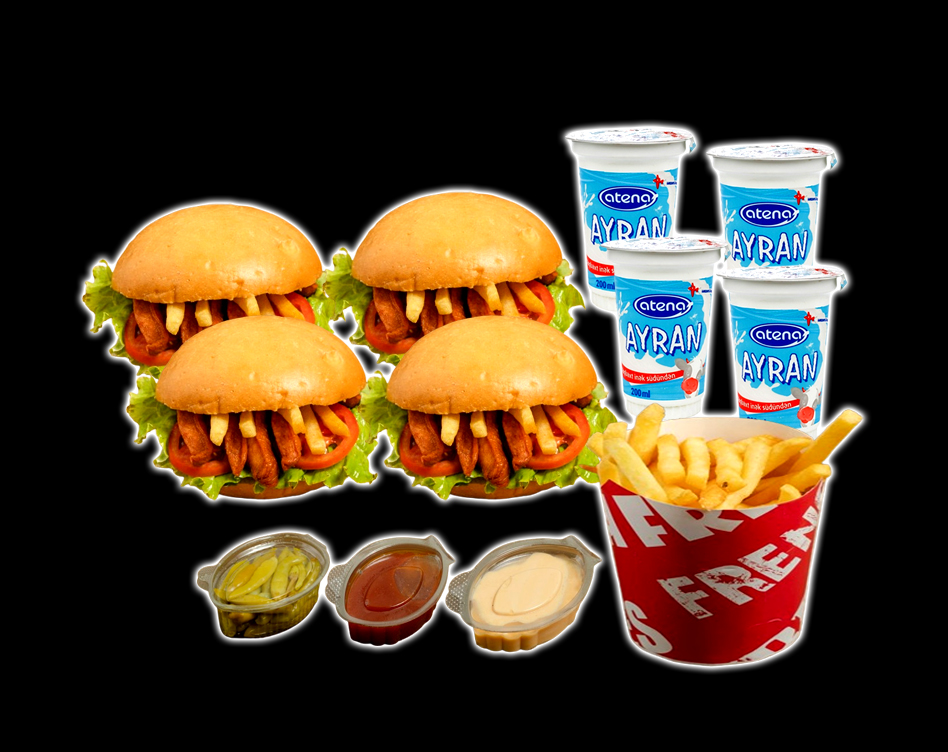 Böyük Set Hamburger Menyusu
