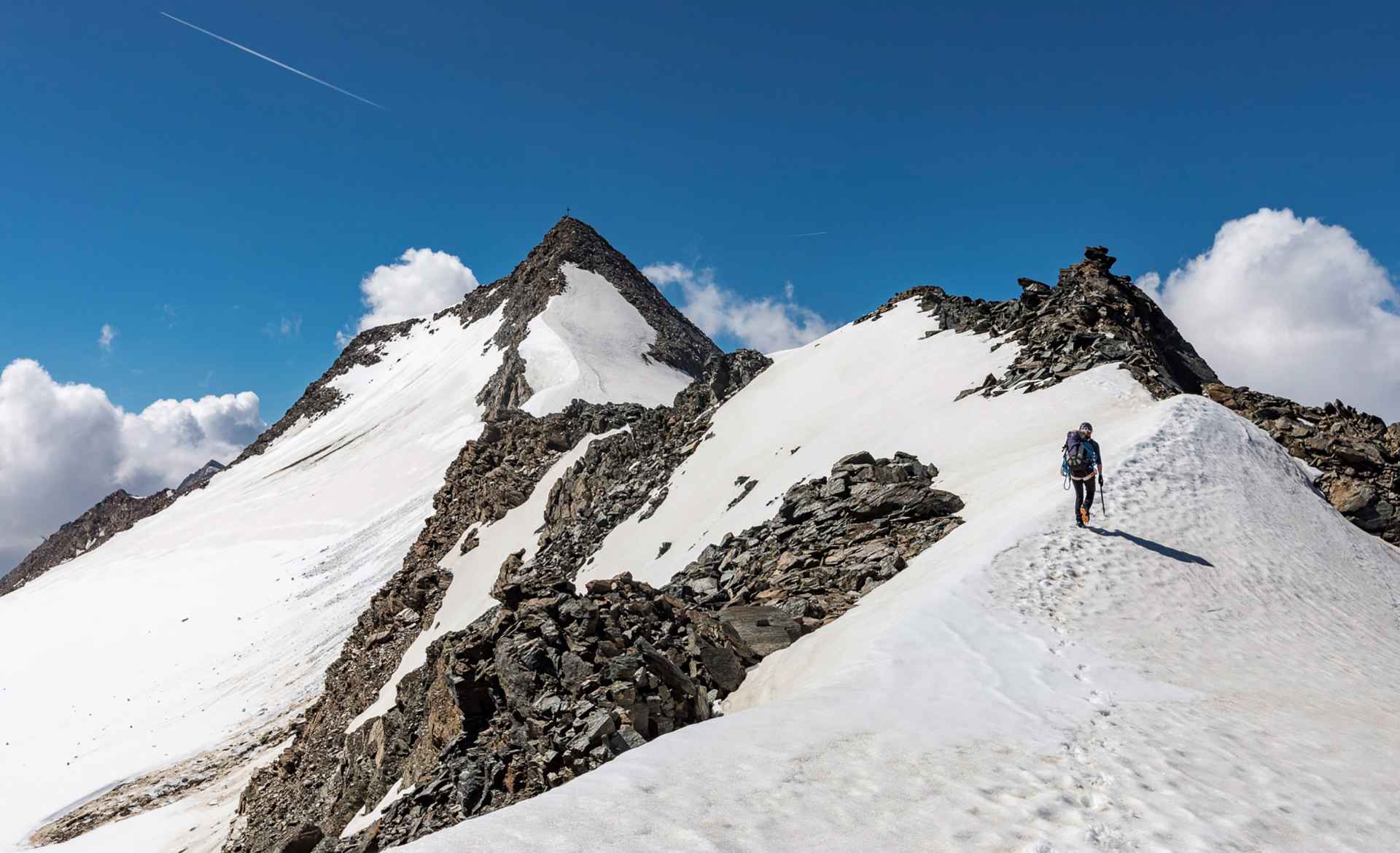 Hochtour Hochwilde Klettern Schalfkogel lena obergurgl