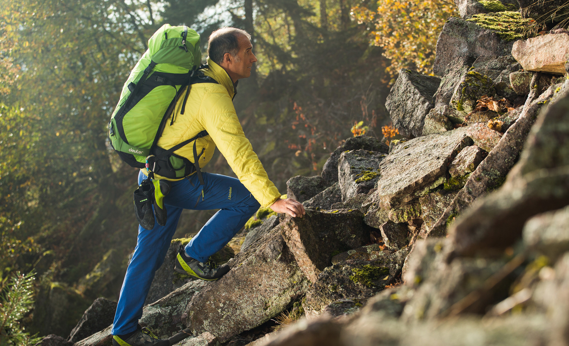 Imagefoto met de APPROACH PRO GTX LO, 2016_Athlete testing_CoburgerHütte