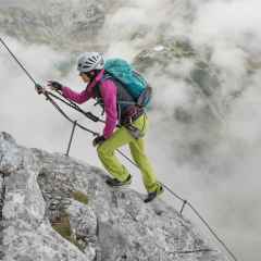 Imagefoto mit dem APPROACH PRO GTX® LO, 2016_Athlete testing_CoburgerHütte