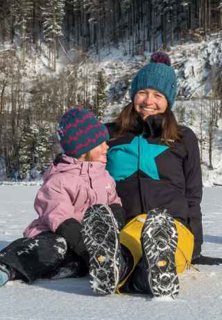 Imagefoto mit dem RENEGADE EVO ICE GTX Ws, Winterwandern mit Kindern