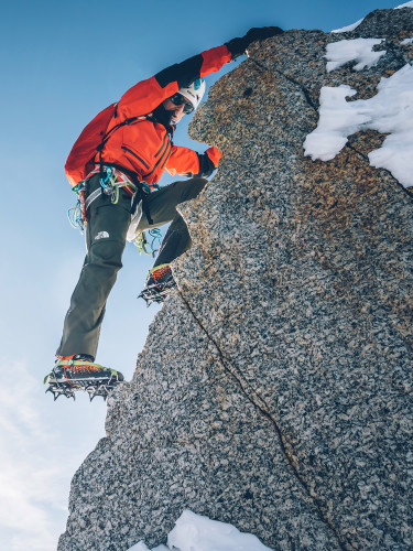 Image photo with the ALPINE SL GTX, Nachshooting Charmonix 2019