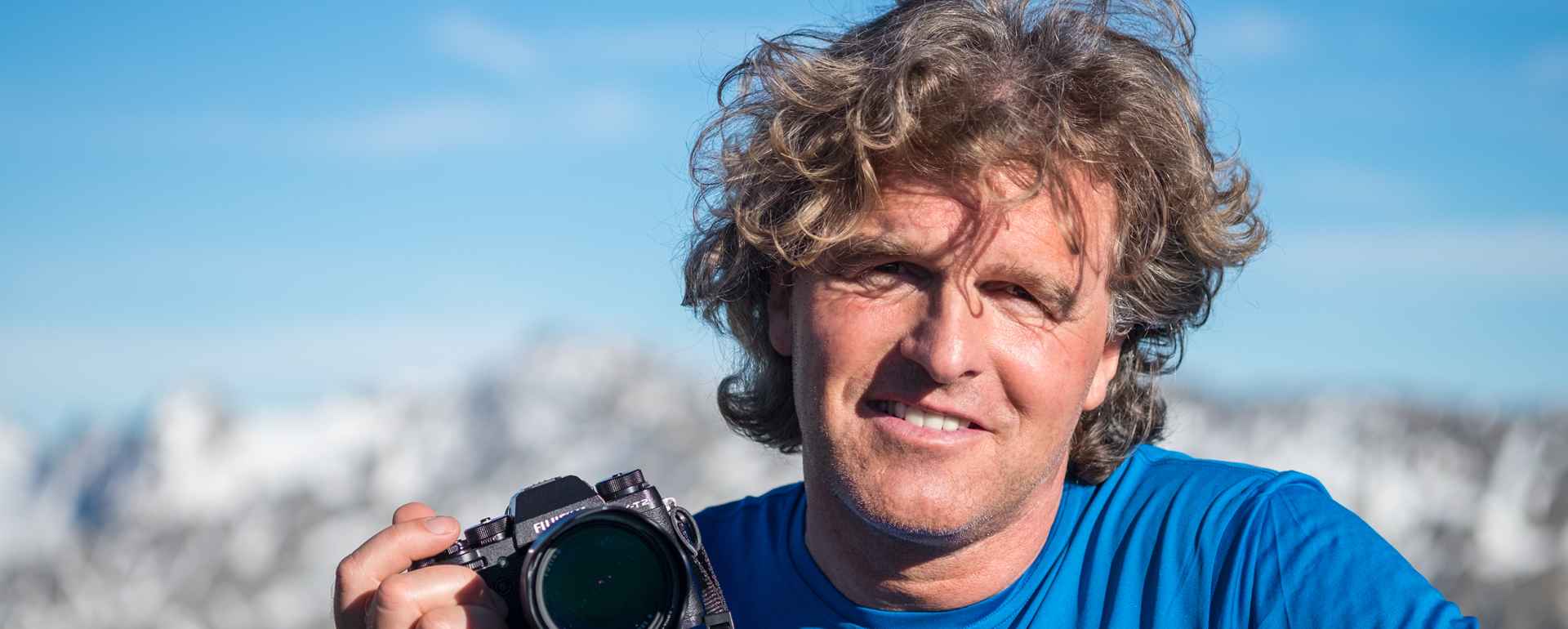 Bernd Ritschel am Soeldenkogel, Oetztaler Alpen, Tirol, Oesterreich.