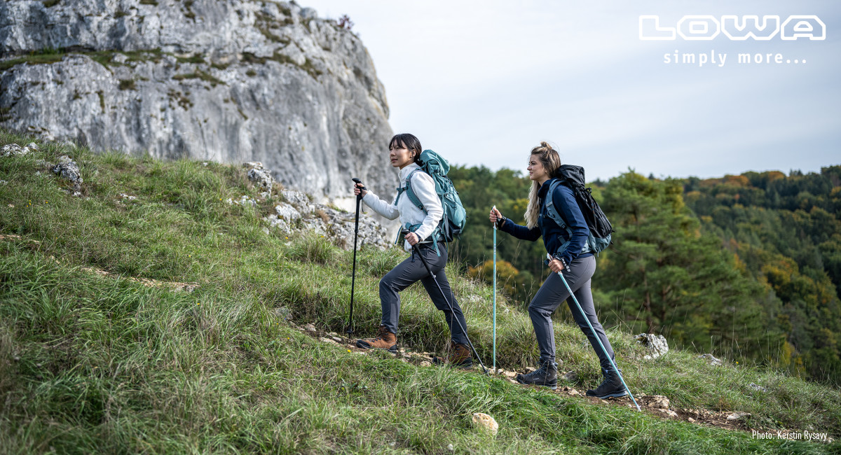 Scarponi uomo da montagna in nabuk grassato cucito ideal e gomma roccia