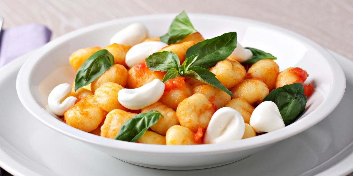 Piatto di gnocchi