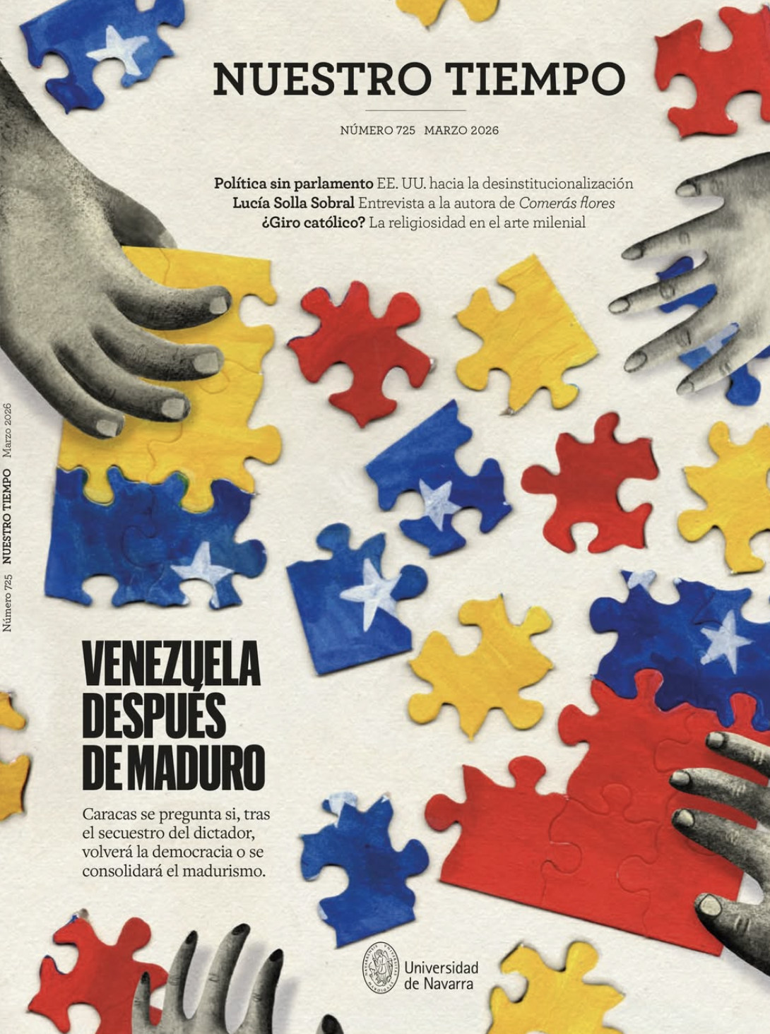 Portada para Nuestro Tiempo – Universidad de Navarra — ilustración de Camdelafu