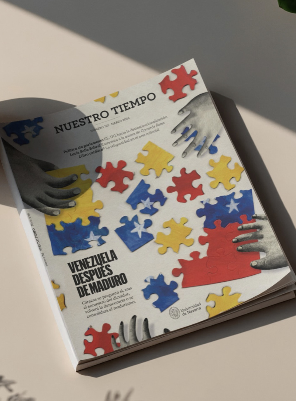 Portada para Nuestro Tiempo – Universidad de Navarra, detalle 1 — ilustración de Camdelafu