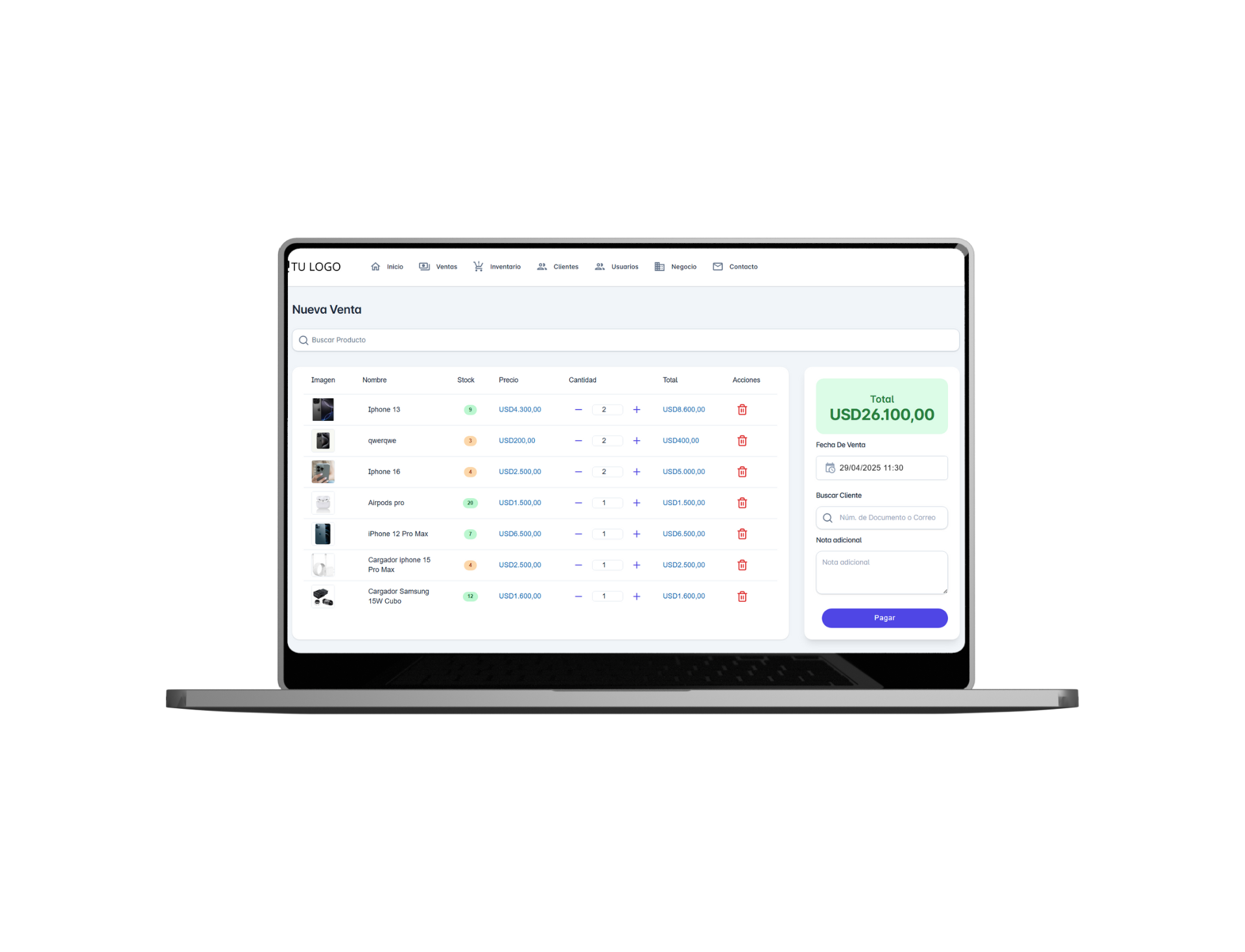 Sistema de Ventas - Perfisoft
