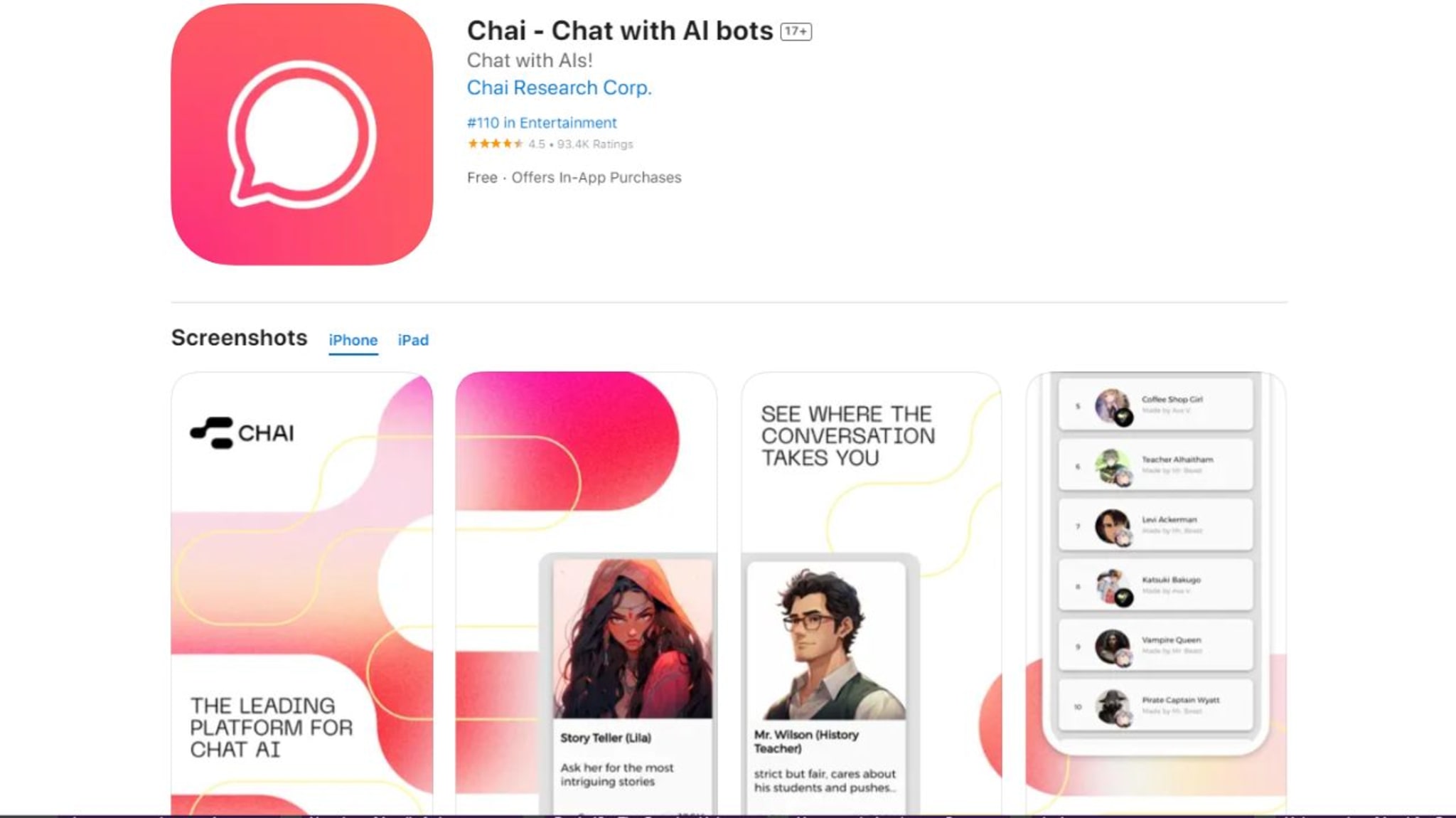 Chai - Chat with AI Friends APK para Android - Download