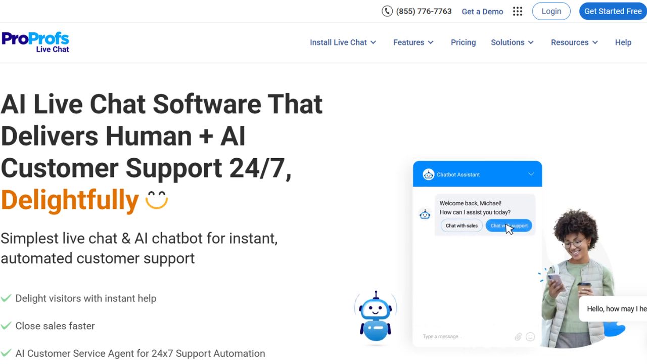 ProProfs Chat screenshot 1