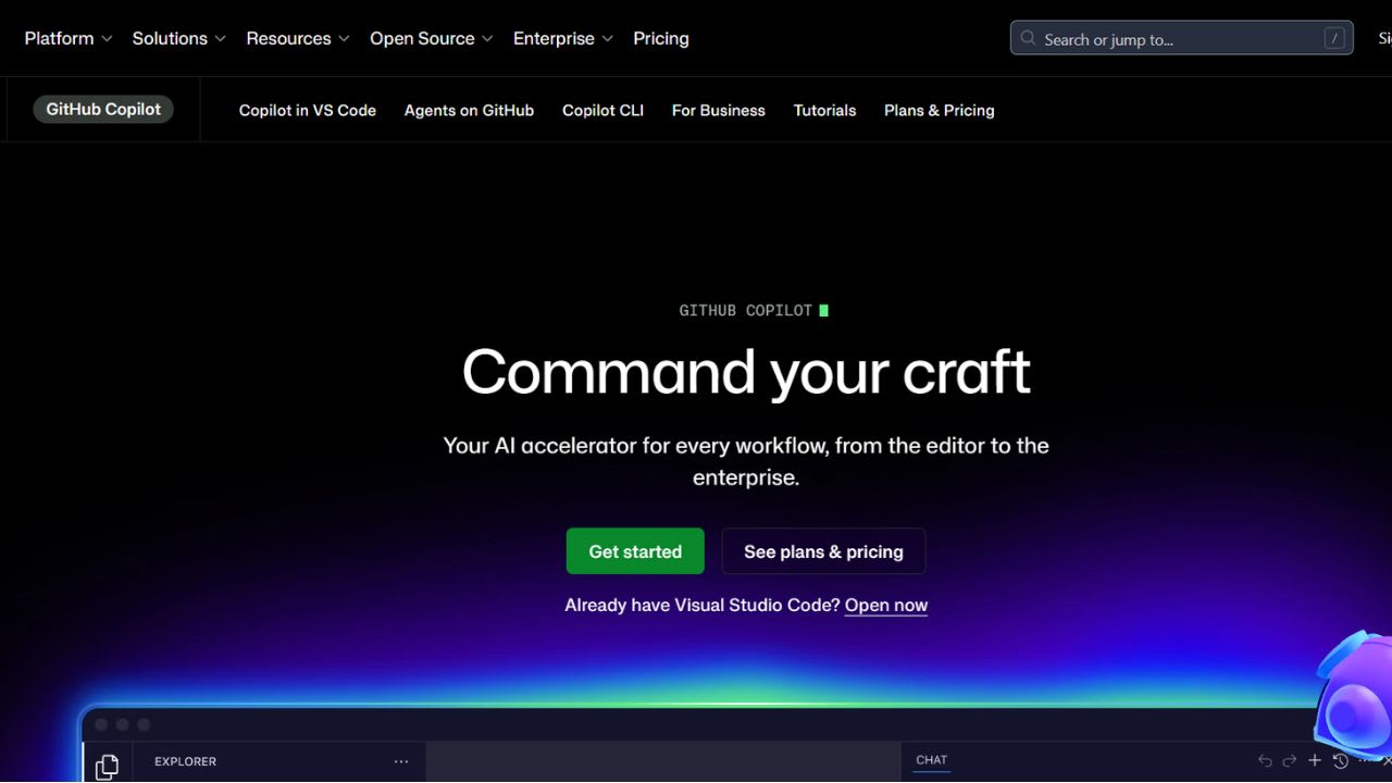 GitHub Copilot screenshot 1