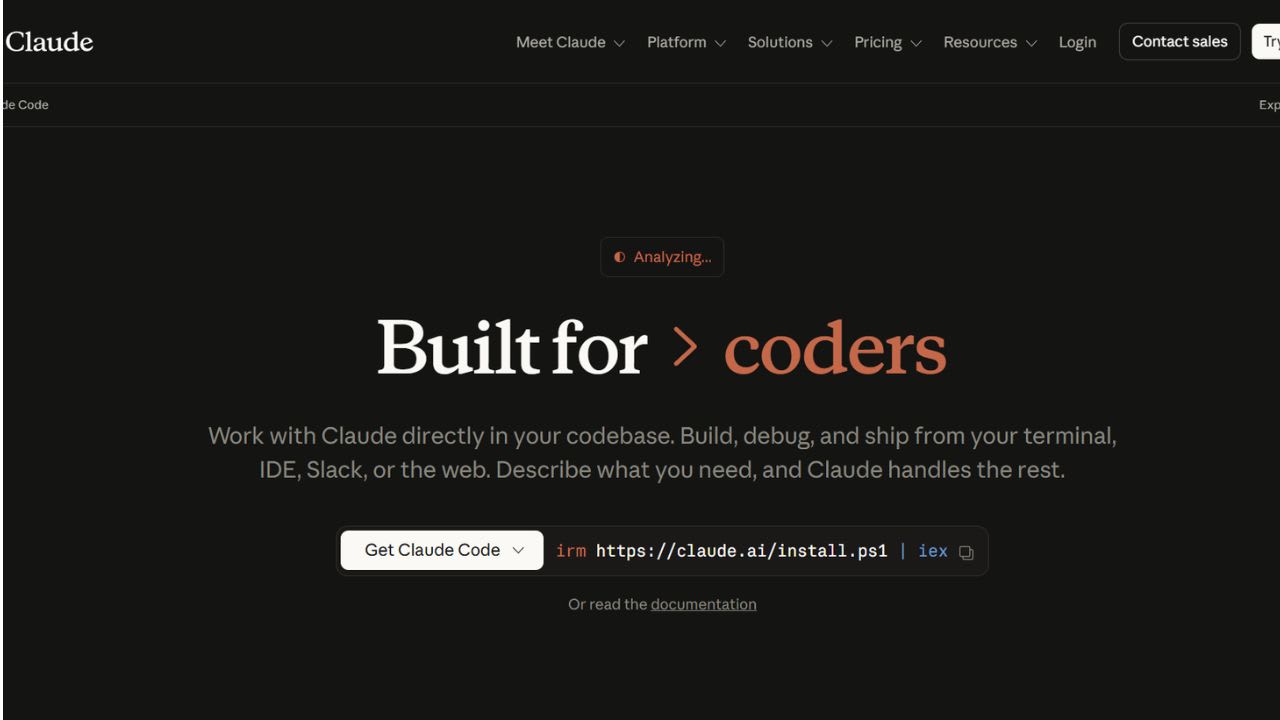Claude Code screenshot 1