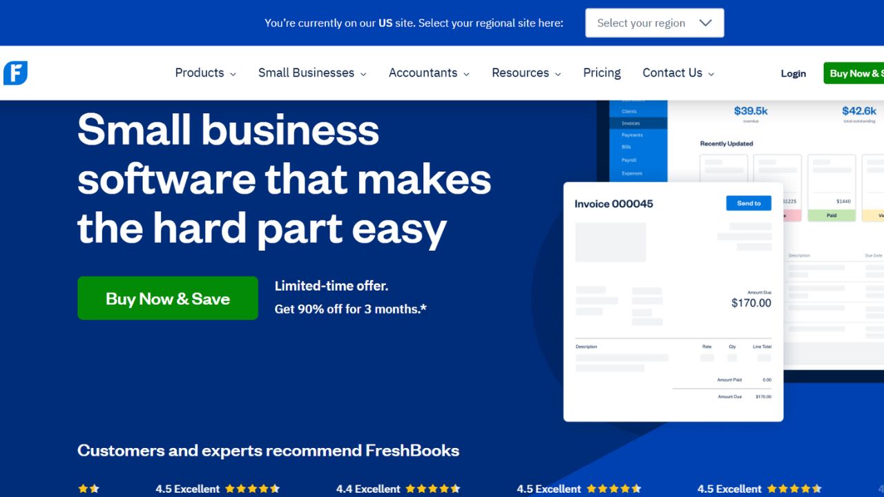 FreshBooks screenshot 1