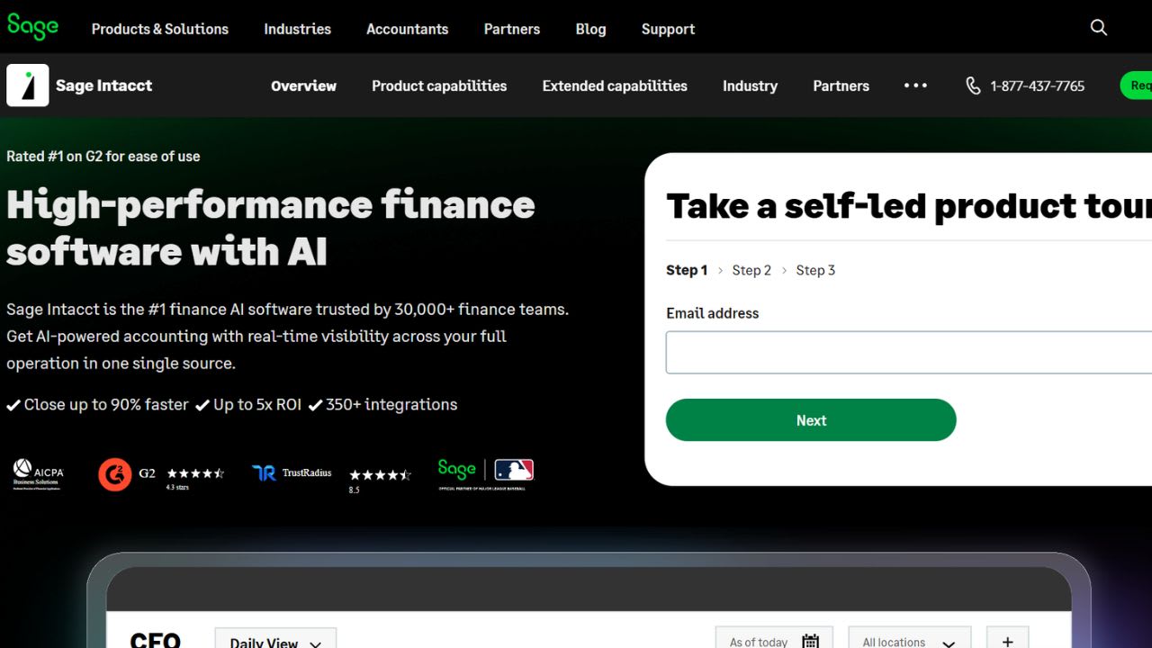Sage Intacct screenshot 1