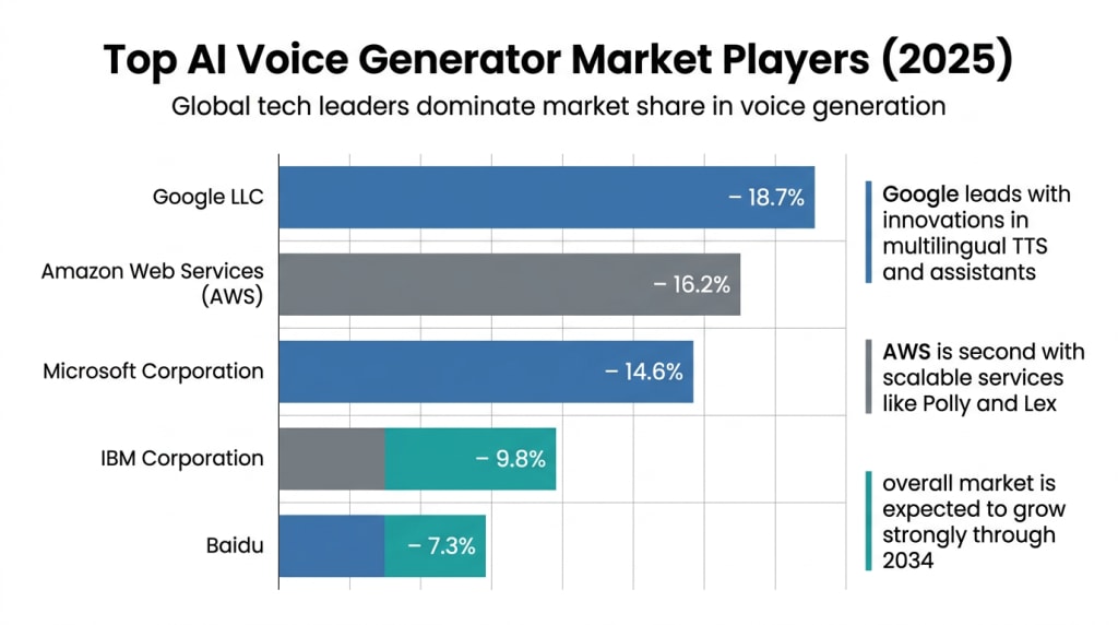 Top AI Voice Generator Market Players