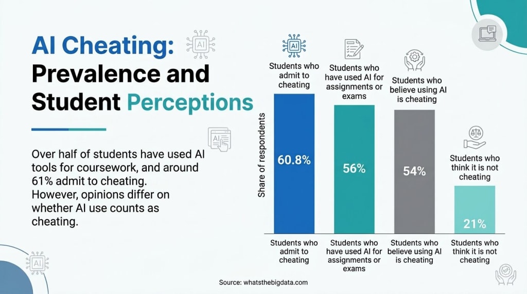 AI Cheating: Prevalence and Student Perceptions