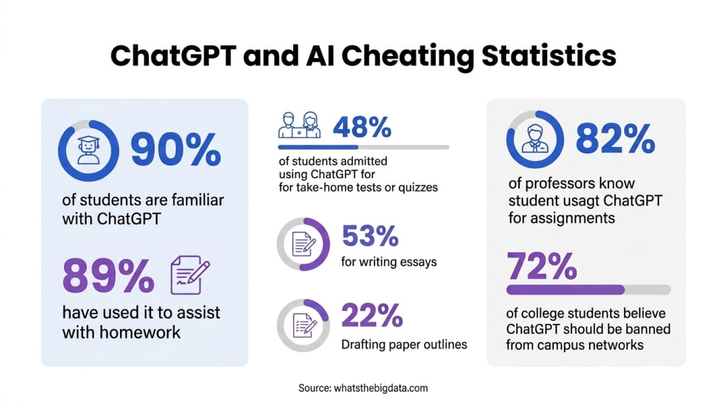 ChatGPT and AI Cheating Statistics