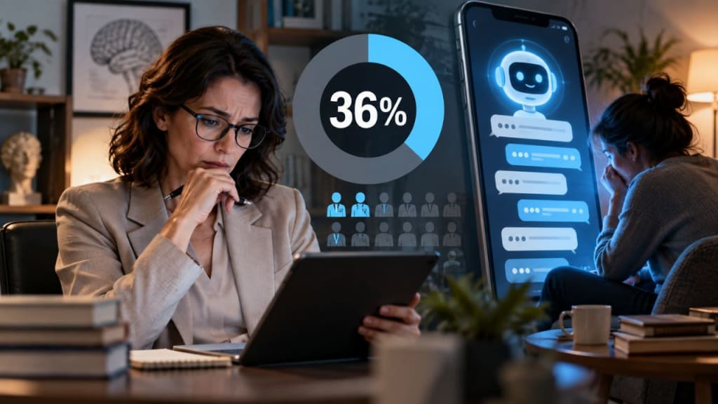 36% of Psychologists Report Chatbot Dependency