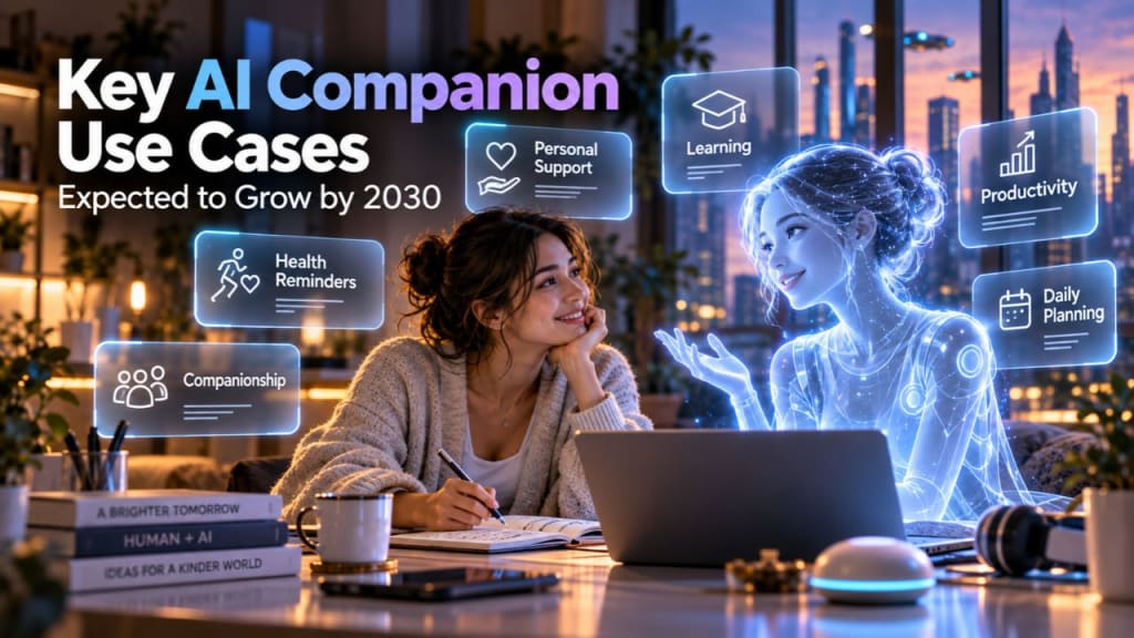 Key AI Companion Use Cases Expected to Grow by 2030