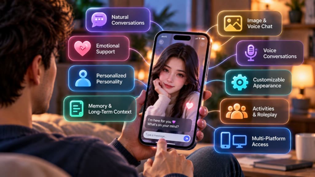 Common Features of AI Companion Apps