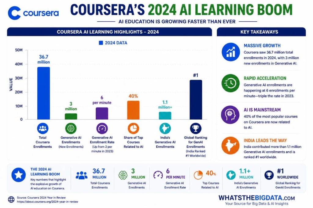 Coursera’s 2024 AI Learning Boom
