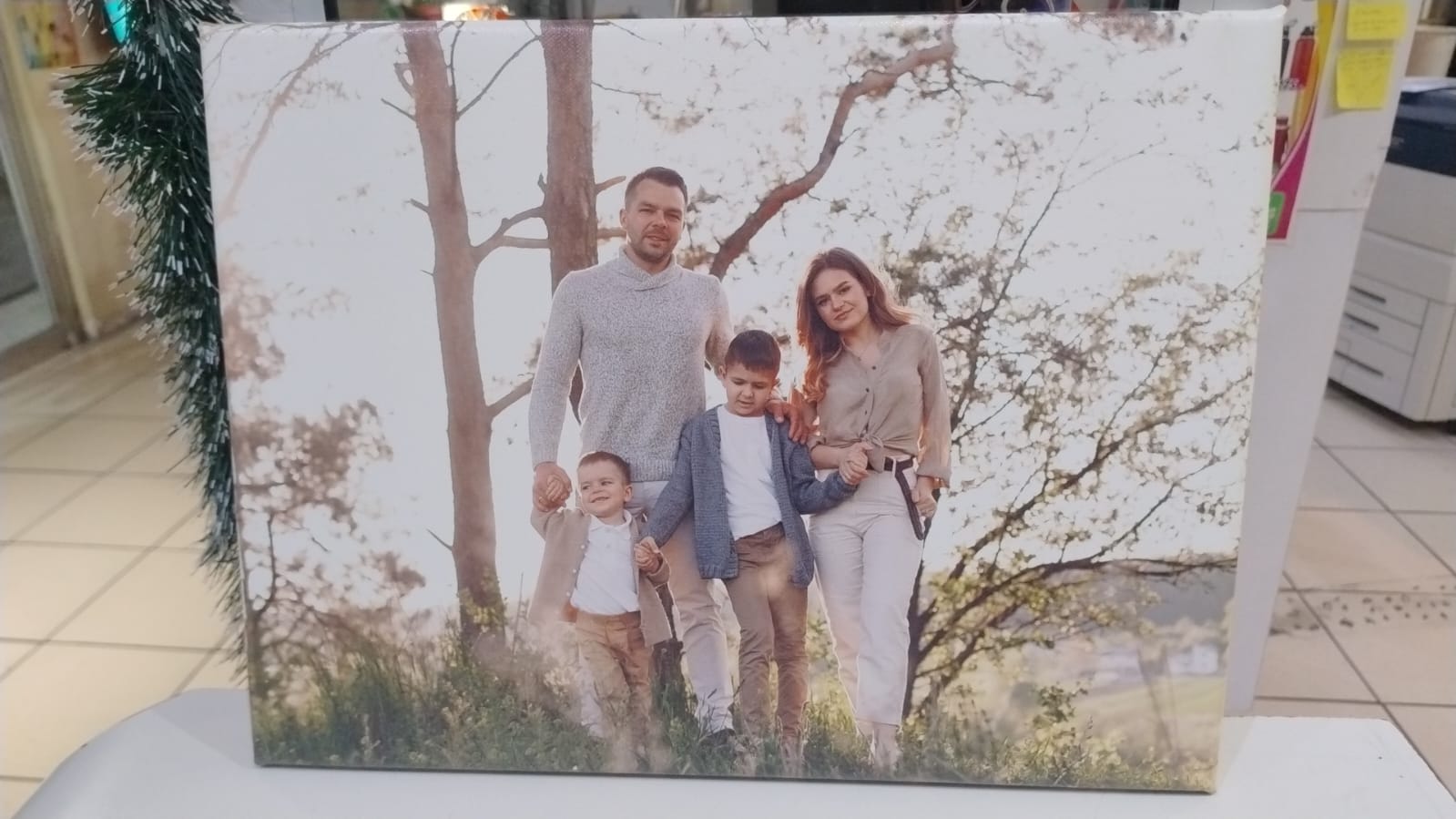 Canvas impreso a color en Saltillo