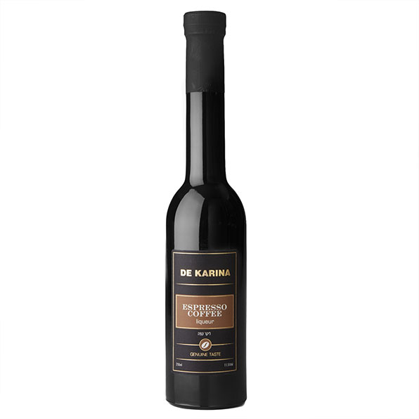 Medium Bottle of Espresso Coffee Liquor by De Karina