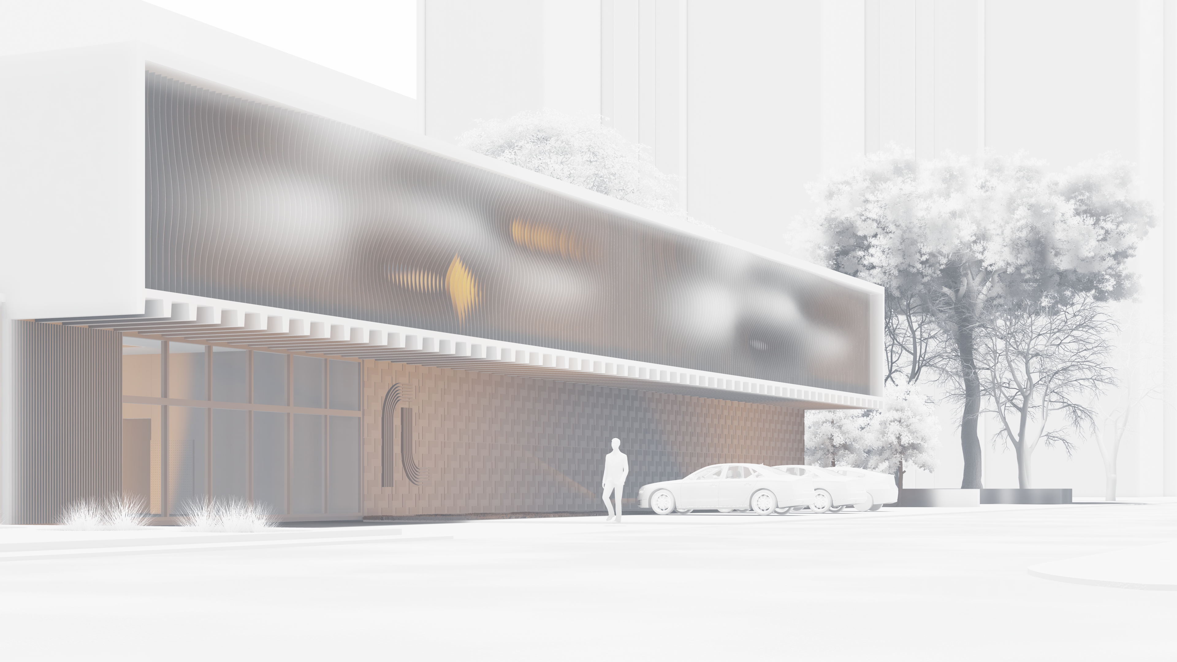 Facade Lounge for University of Canterbury
