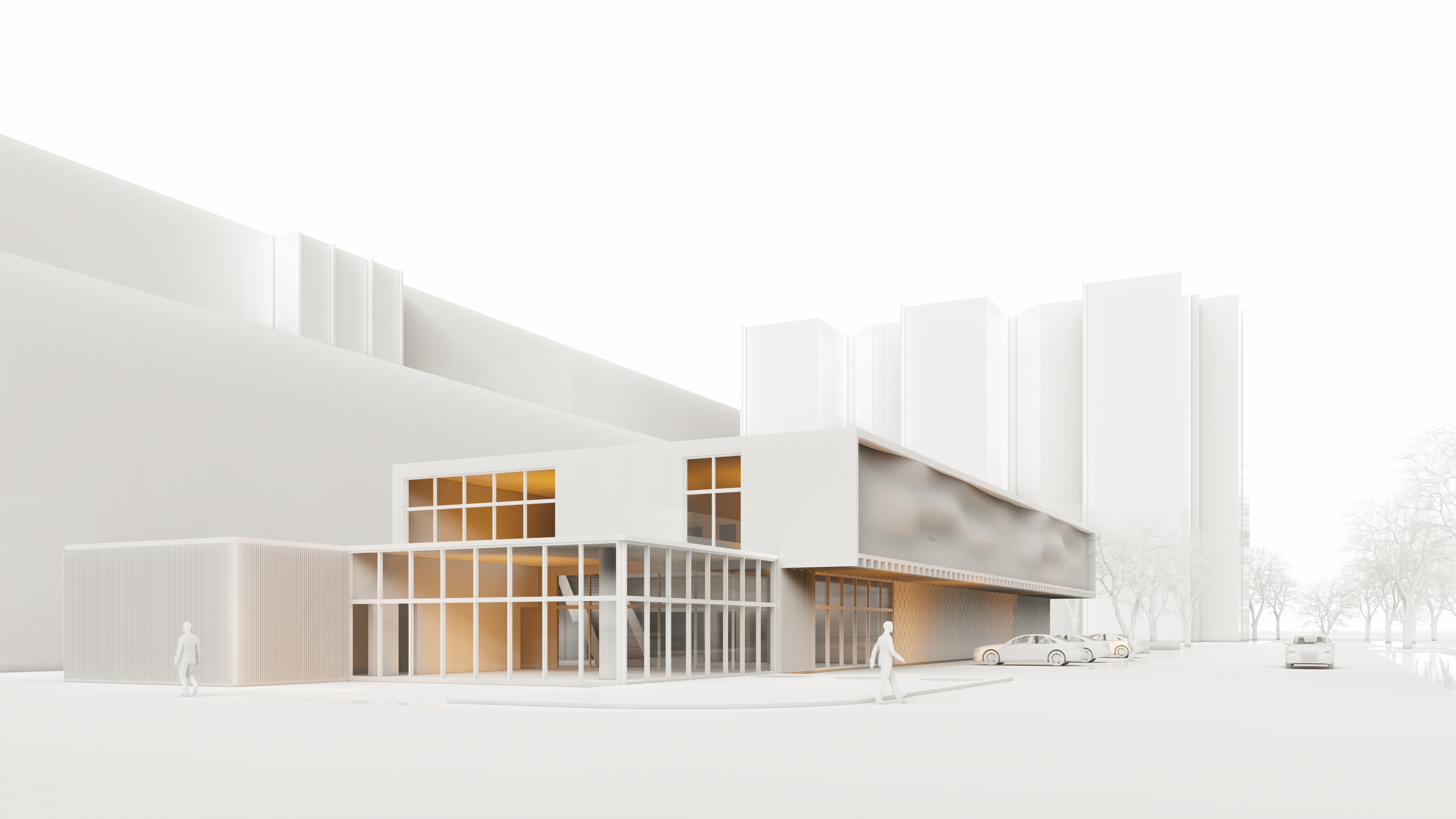 Facade Lounge for University of Canterbury